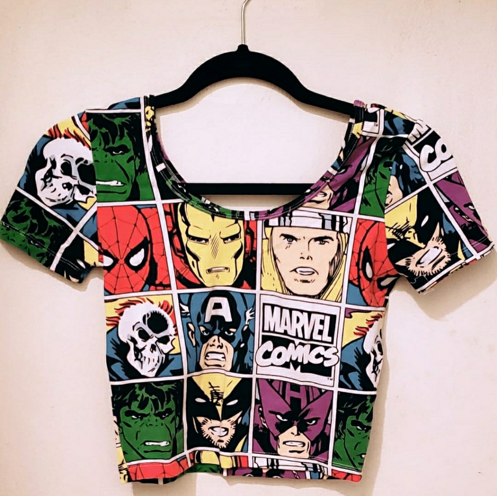 Marvel Crop Top